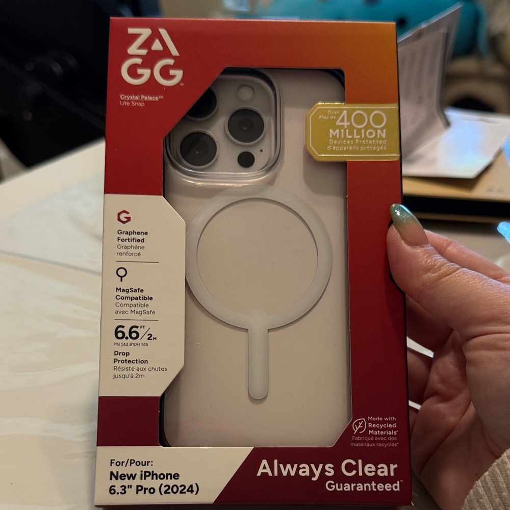 Always Clear Crystal Palace Lite Snap Case for iPhone 6.3" Pro (2024) - Clear